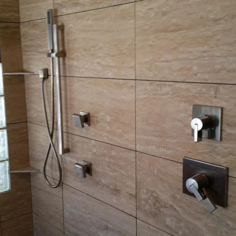 Shower fixture installation for Water Heater Replacement in Marple